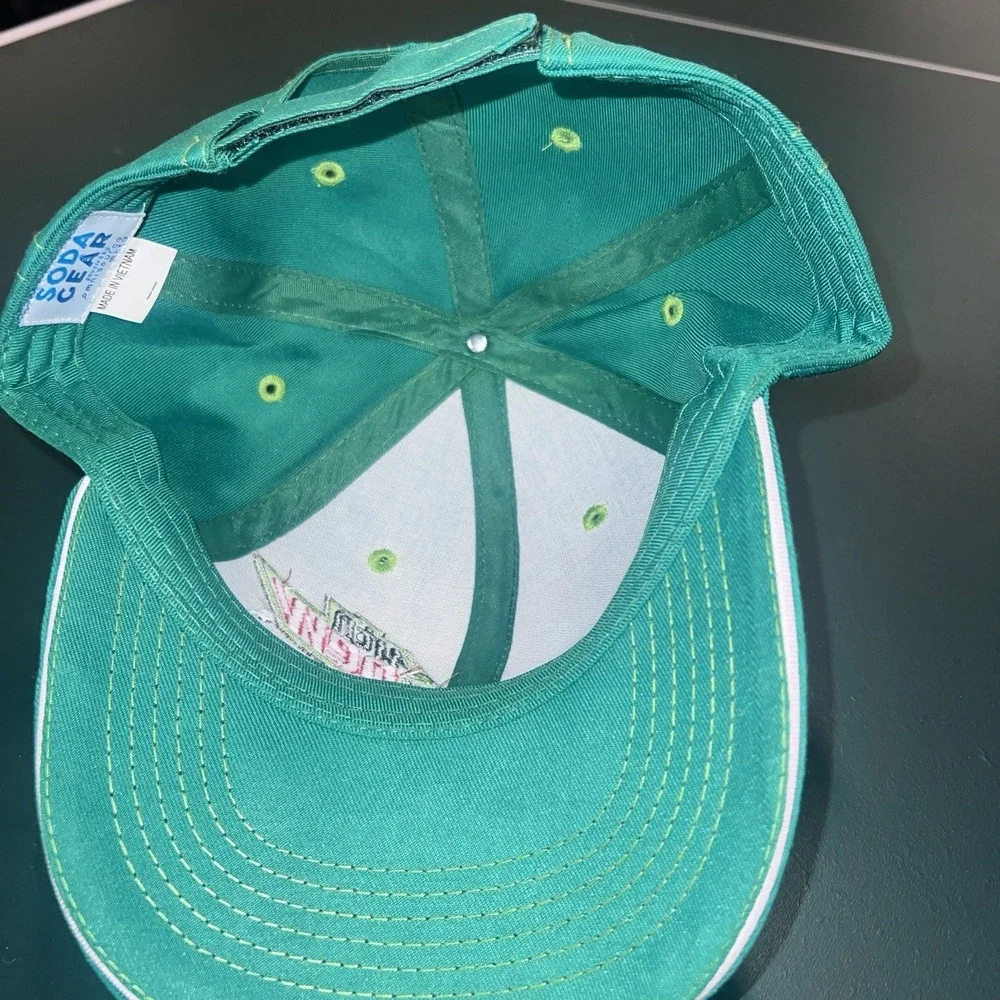 Mountain Dew Soda Pop Green Adjustable Baseball Cap Hat Soda Gear